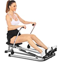 ANCHEER Máquina de Remo，Hidráulica Las Barras de remo-12 Niveles de Resistencia ajustabe-Digita LCD-Carga máxima: 100 kg